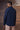Navy long sleeve Giza cotton poplin shirt for men styled for formal and smart casual wear