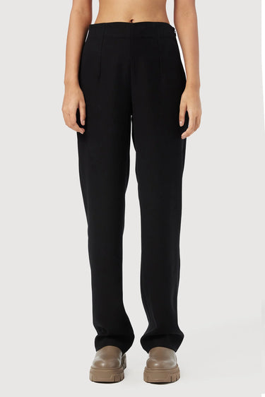 Classic Straight Fit Trousers with Waist Darts - Genes Lecoanet Hemant