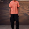 Coquelicot Giza cotton piqué polo T-shirt for men with breathable premium fabric
