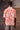 Coquelicot print Giza cotton shirt for men styled for beach vacation and resort wear