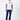 Cotton Heavy Twill Denim-Style Trousers Navy Blue - Genes Lecoanet Hemant