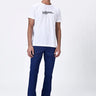 Cotton Heavy Twill Denim-Style Trousers Navy Blue - Genes Lecoanet Hemant