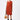 Cotton Poplin A-Line Dress with Asymmetric Neck-Coral Orange - Genes Lecoanet Hemant