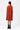 Cotton Poplin A-Line Dress with Asymmetric Neck-Coral Orange - Genes Lecoanet Hemant