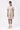 Cotton Poplin Easy Fit Dress With Pleated Flap Pocket-Sand - Genes Lecoanet Hemant