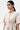 Cotton Poplin Easy Fit Dress With Pleated Flap Pocket-Sand - Genes Lecoanet Hemant
