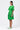 Cotton Poplin Easy Fit Dress With Pleated Flap Pocket-Spring Green - Genes Lecoanet Hemant