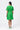 Cotton Poplin Easy Fit Dress With Pleated Flap Pocket-Spring Green - Genes Lecoanet Hemant