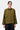 Cotton Poplin Oversized Shirt with Batwing Sleeves Khaki - Genes Lecoanet Hemant