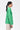 Cotton Poplin Oversized Shirt with Batwing Sleeves Spring Green - Genes Lecoanet Hemant