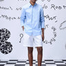 Cotton Poplin Regular Fit Shirt- Light Blue - Genes Online Store