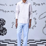 Cotton Poplin Regular Fit Shirt- Pearl Grey - Genes Online Store