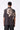 Cotton Poplin Shirt with UV Flower Print - Chocolate brown - Genes Lecoanet Hemant