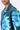 Cotton Poplin Shirt with UV Flower Print - Teal green - Genes Lecoanet Hemant