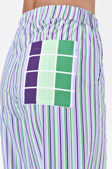 Cotton Poplin Straight Fit Trousers - Genes Lecoanet Hemant