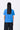Cotton Single Jersey Regular Fit T-Shirt with Beads Embroidery - Azure Blue