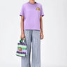 Cotton T-Shirt With Fruit Basket Embroidery - Genes Lecoanet Hemant