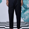Cotton Twill Carrot Fit Pants-  Black - Genes Online Store