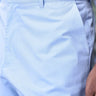 Cotton Twill Regular Fit Pants- Blue - Genes Online Store