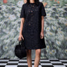 Cutout Embroidery Relax Fit Dress- Black - Genes Online Store