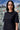 Cutout Embroidery Relax Fit Dress- Black - Genes Online Store