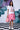 Deconstructed Stripe Skirt- Pink Coral - Genes Online Store