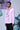 Detachable Ruffle Collar Regular Fit Shirt- Smoothie Pink - Genes Online Store