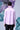 Detachable Ruffle Collar Regular Fit Shirt- Smoothie Pink - Genes Online Store