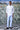 Detachable Ruffle Collar Regular Fit Shirt- White - Genes Online Store