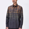 Dotted Check Shirt- Choclate Brown - Genes Lecoanet Hemant