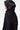 Easy Fit Black Hoodie with Adjustable Waist and Flap Pocket
