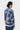 Easy Fit Bomber Jacket with Front Zipper Detail and All-Over Textured Print - Genes Lecoanet Hemant