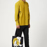 Easy Fit Button Up Shirt with Artful Stamp Print - Genes Lecoanet Hemant