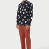Easy Fit Button-Up Shirt with Band Collar - Genes Lecoanet Hemant