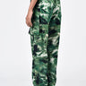 Easy Fit Cargo Trousers with Camouflage Print - Genes Lecoanet Hemant