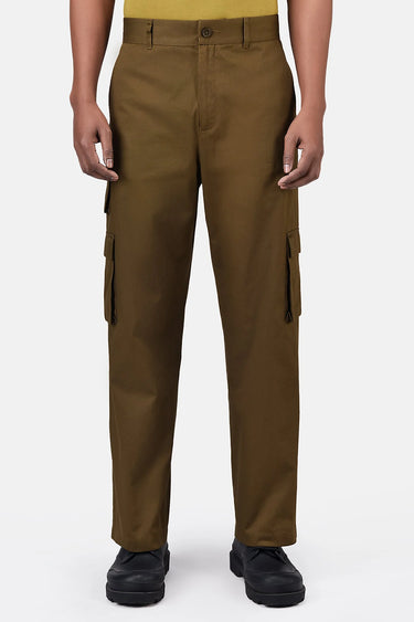 Easy Fit Cotton Pin Corduroy Cargo with Side Flap Pockets