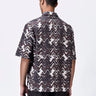 Easy Fit Cuban Collar Half Sleeve Shirt Choclate Brown - Genes Lecoanet Hemant