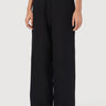 Easy Fit Flared Trousers with Stylish Bone Pocket Detail on the Back - Genes Lecoanet Hemant