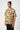 Easy Fit Half Sleeve Collar Shirt in an All-Over Abstract Check Print - Genes Lecoanet Hemant