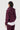 Easy Fit Hoodie with Adjustable Elasticated Waist - Wine