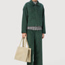 Easy Fit Jacket with Double Stitch Construction -Forest Green