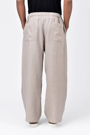 Easy Fit Men's Herringbone Trousers - Genes Lecoanet Hemant