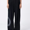 Easy Fit Pleated Trousers with Flap Pockets & Eclipse Print - Genes Lecoanet Hemant