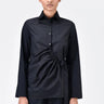 Easy Fit Shirt with Bell Sleeves & Palm Beads Embroidery - Genes Lecoanet Hemant