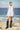 Embroidered Sleeveless Mini Dress in Premium Cotton Poplin – Light Blue