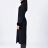Faux Fur Collar Slim Fit Dress