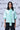 Frill Collar Relax Fit Top- Nile Green - Genes Online Store
