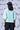 Frill Collar Relax Fit Top- Nile Green - Genes Online Store