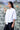 Frill Collar Relax Fit Top- White - Genes Online Store