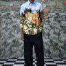 Garden Print Poplin Regular Fit Shirt - Genes Online Store